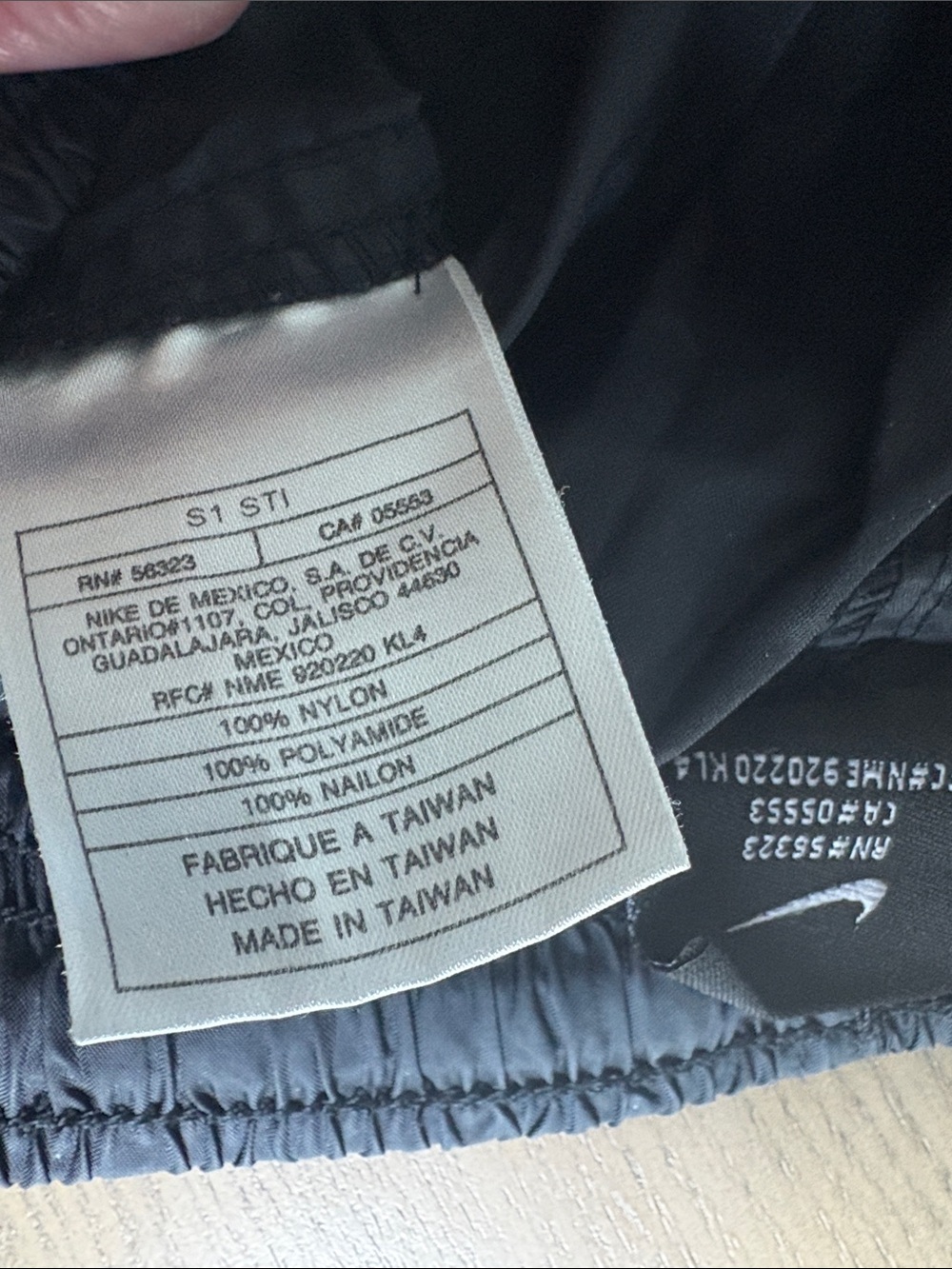 Men's Black Lightweight Track Pants - Nike - Picture 3 of 5